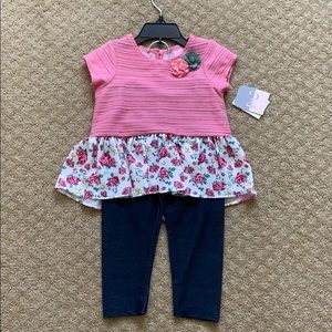 Toddler girl top and pants